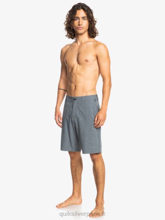 Hommes Quiksilver short de bain union heather 20 amphibian D6PT68 blazer bleu marine