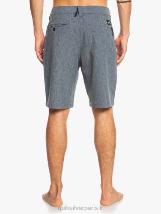 Hommes Quiksilver short de bain union heather 20 amphibian D6PT68 blazer bleu marine
