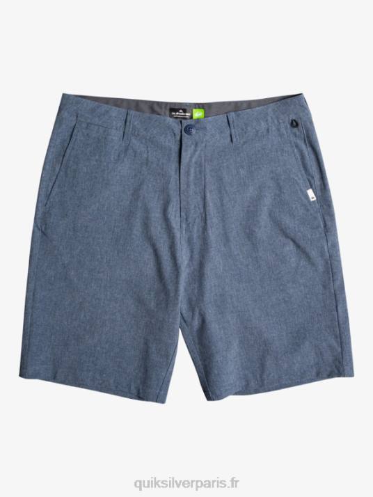 Hommes Quiksilver short de bain union heather 20 amphibian D6PT69 insigne bleu