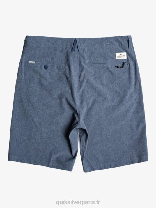 Hommes Quiksilver short de bain union heather 20 amphibian D6PT69 insigne bleu