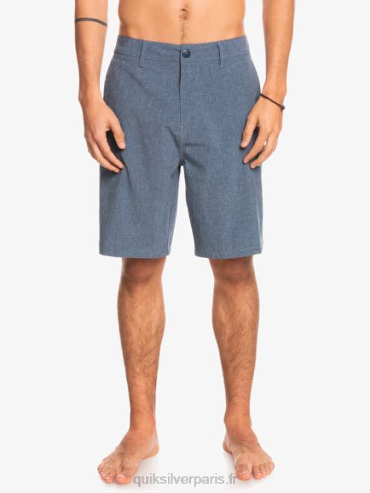 Hommes Quiksilver short de bain union heather 20 amphibian D6PT69 insigne bleu