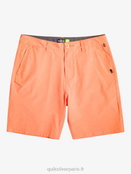 Hommes Quiksilver short de bain union heather 20 amphibian D6PT71 saumon frais