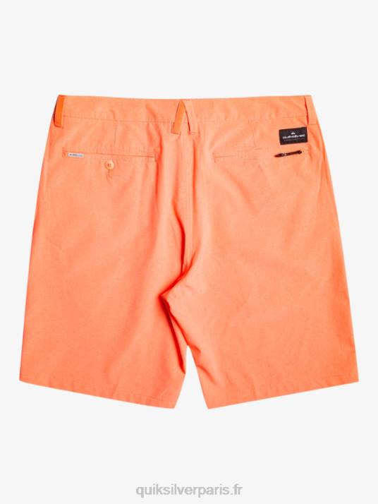 Hommes Quiksilver short de bain union heather 20 amphibian D6PT71 saumon frais