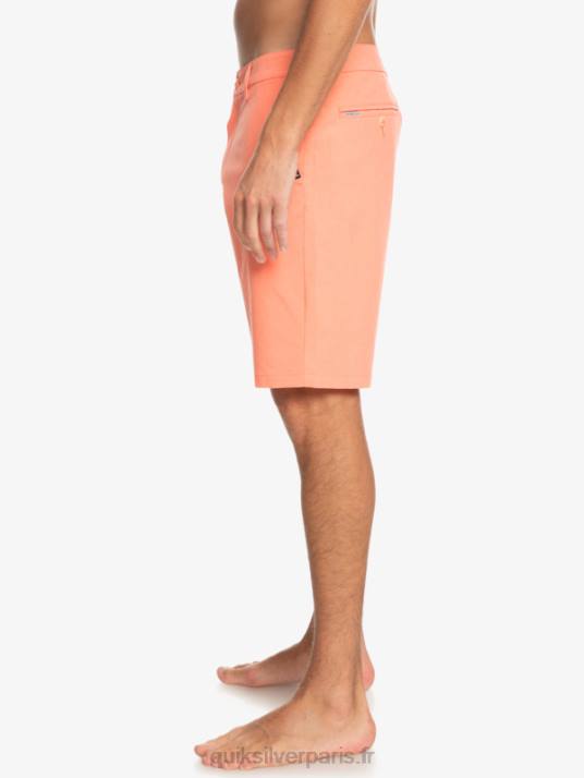 Hommes Quiksilver short de bain union heather 20 amphibian D6PT71 saumon frais
