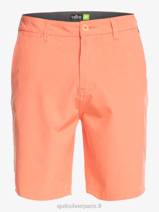 Hommes Quiksilver short de bain union heather 20 amphibian D6PT71 saumon frais