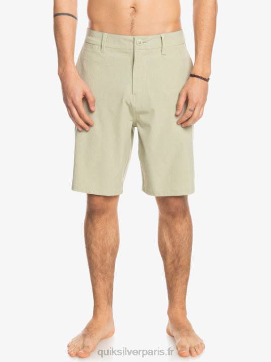Hommes Quiksilver short de bain union heather 20 amphibian D6PT73 sauge du désert