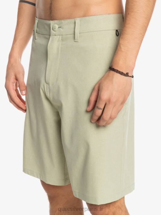 Hommes Quiksilver short de bain union heather 20 amphibian D6PT73 sauge du désert