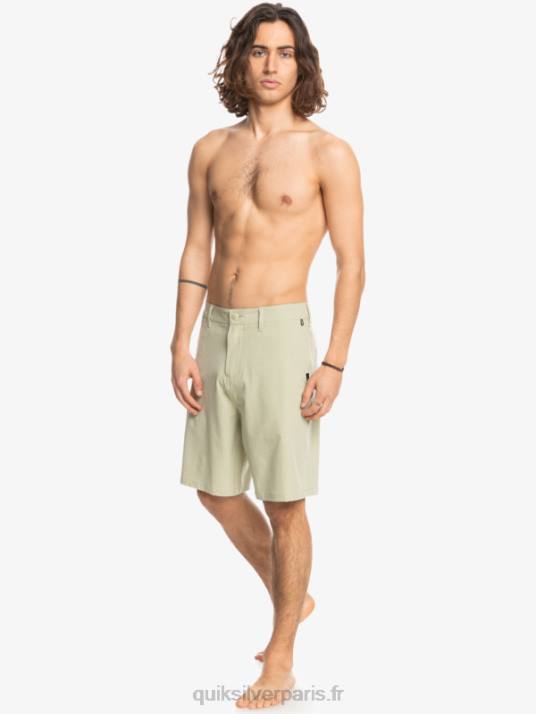 Hommes Quiksilver short de bain union heather 20 amphibian D6PT73 sauge du désert