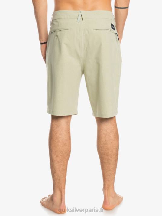 Hommes Quiksilver short de bain union heather 20 amphibian D6PT73 sauge du désert