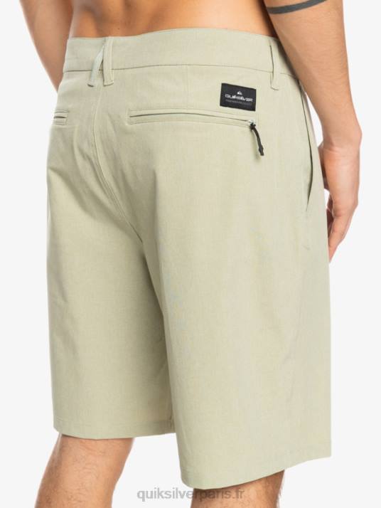 Hommes Quiksilver short de bain union heather 20 amphibian D6PT73 sauge du désert