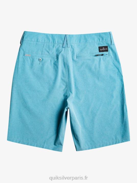Hommes Quiksilver short de bain union heather 20 amphibian D6PT75 bleu delphinium