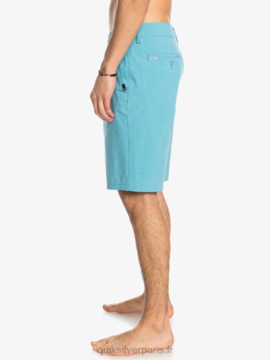 Hommes Quiksilver short de bain union heather 20 amphibian D6PT75 bleu delphinium