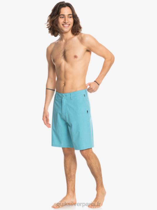 Hommes Quiksilver short de bain union heather 20 amphibian D6PT75 bleu delphinium