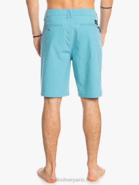 Hommes Quiksilver short de bain union heather 20 amphibian D6PT75 bleu delphinium