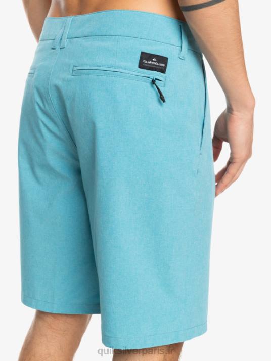 Hommes Quiksilver short de bain union heather 20 amphibian D6PT75 bleu delphinium