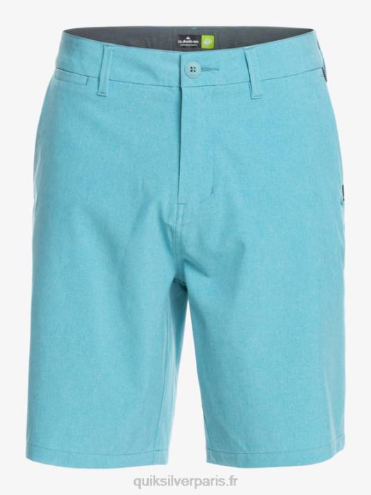 Hommes Quiksilver short de bain union heather 20 amphibian D6PT75 bleu delphinium