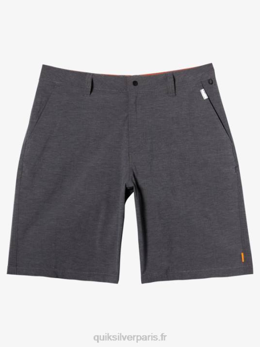 Hommes Quiksilver short de bain waterman backwater 20 amphibian D6PT774 noir
