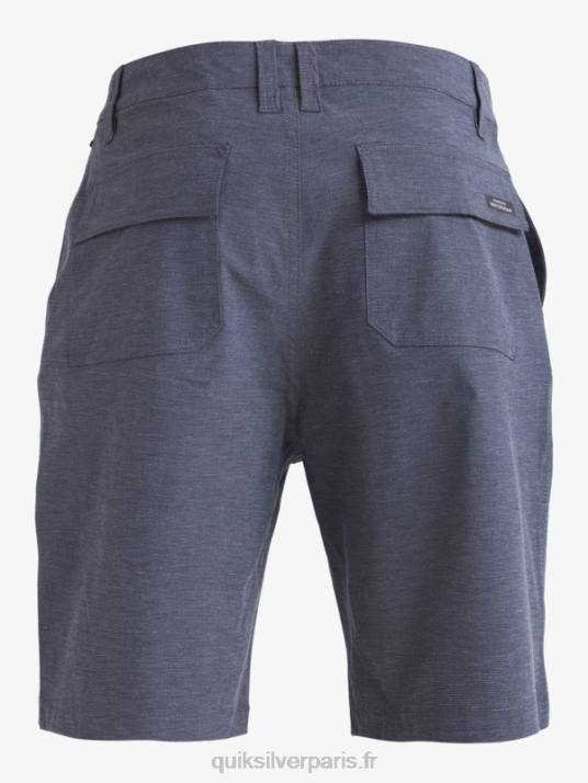 Hommes Quiksilver short de bain waterman backwater 20 amphibian D6PT774 noir