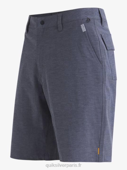 Hommes Quiksilver short de bain waterman backwater 20 amphibian D6PT774 noir