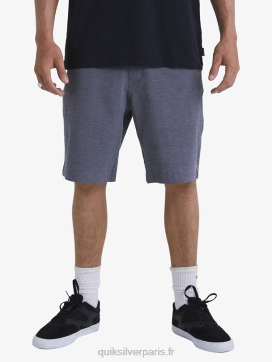 Hommes Quiksilver short de bain waterman backwater 20 amphibian D6PT774 noir