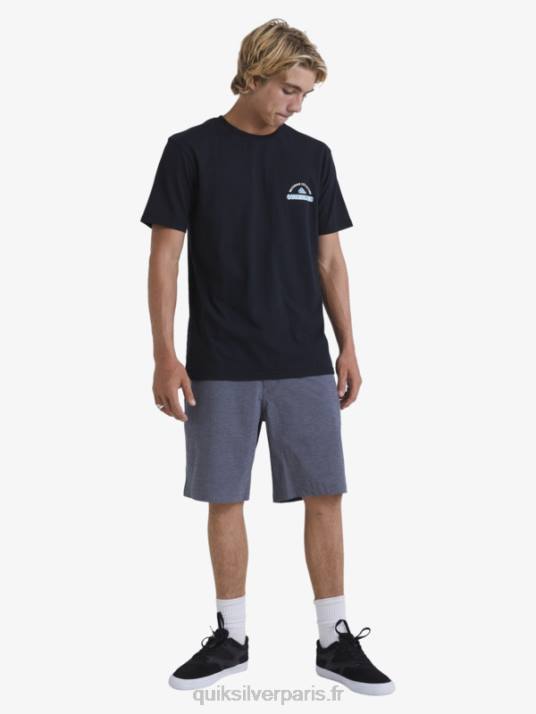 Hommes Quiksilver short de bain waterman backwater 20 amphibian D6PT774 noir