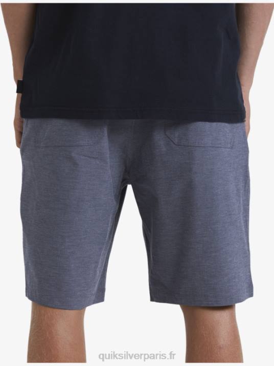 Hommes Quiksilver short de bain waterman backwater 20 amphibian D6PT774 noir