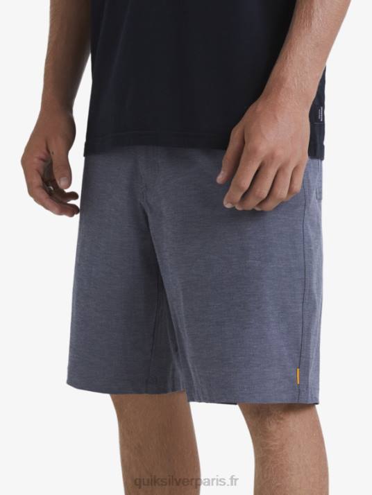 Hommes Quiksilver short de bain waterman backwater 20 amphibian D6PT774 noir