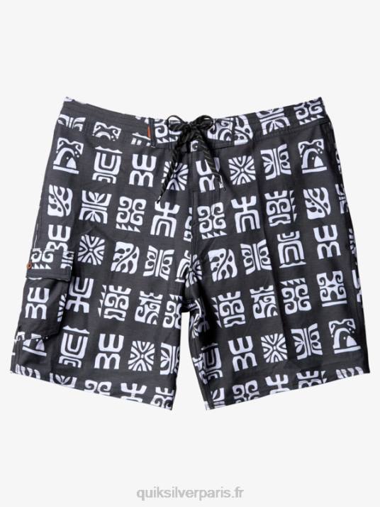 Hommes Quiksilver short de bain waterman channel paddle 20 D6PT640 pagaie de canal noir bs