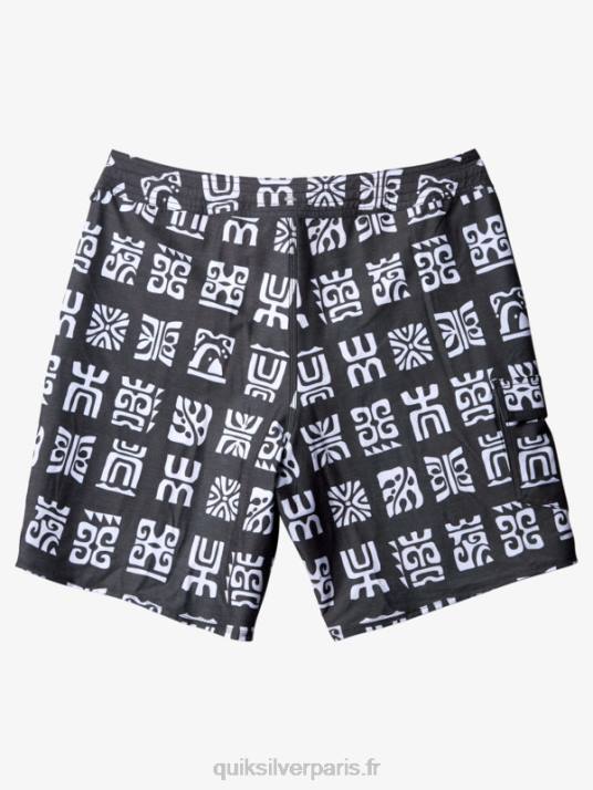 Hommes Quiksilver short de bain waterman channel paddle 20 D6PT640 pagaie de canal noir bs