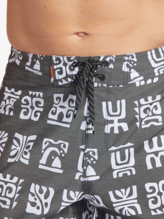 Hommes Quiksilver short de bain waterman channel paddle 20 D6PT640 pagaie de canal noir bs