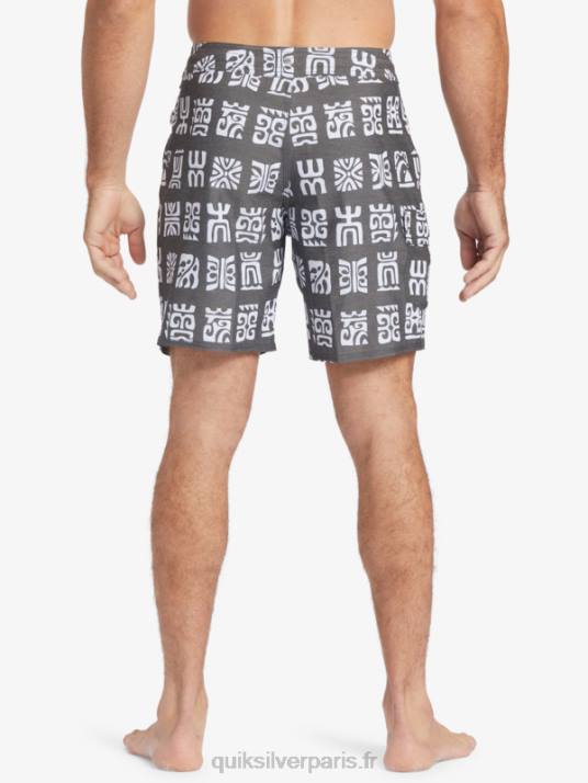 Hommes Quiksilver short de bain waterman channel paddle 20 D6PT640 pagaie de canal noir bs