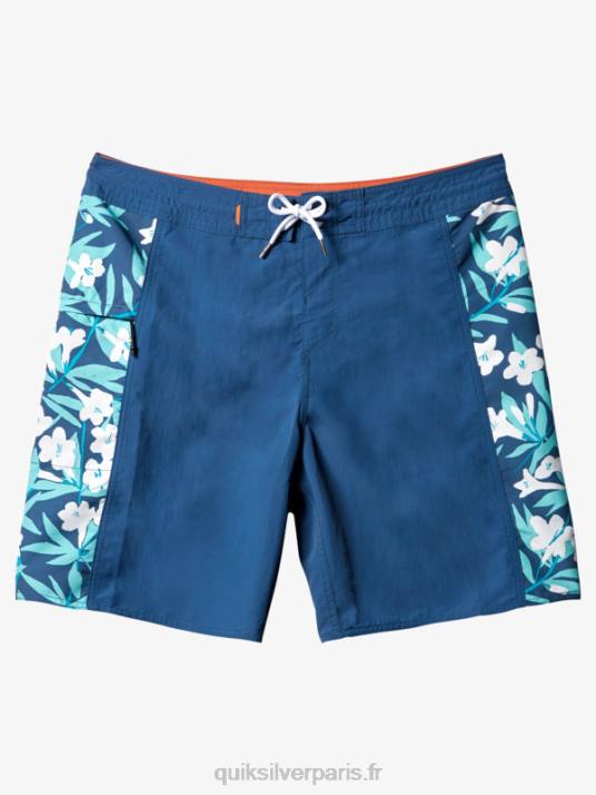 Hommes Quiksilver short de bain waterman cliffside solid 19 D6PT416 enseigne bleue