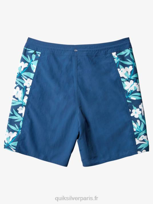 Hommes Quiksilver short de bain waterman cliffside solid 19 D6PT416 enseigne bleue