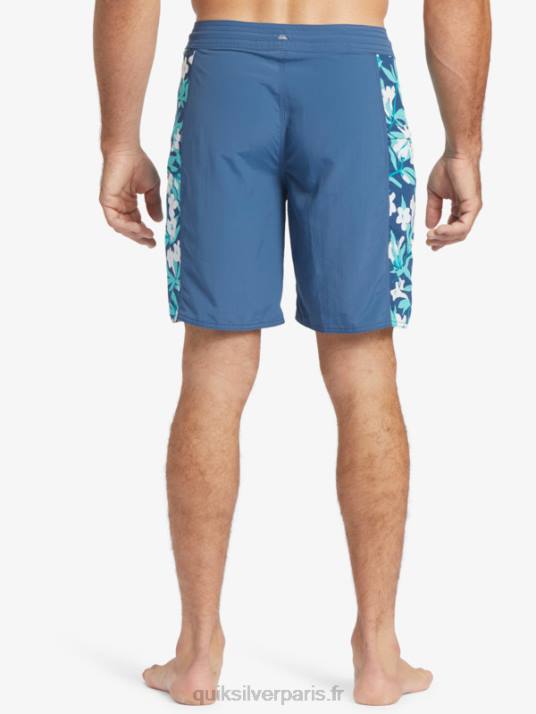 Hommes Quiksilver short de bain waterman cliffside solid 19 D6PT416 enseigne bleue