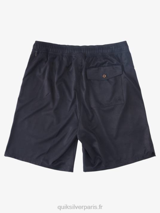 Hommes Quiksilver short de bain waterman scout zipper amphibian 20 D6PT1324 noir