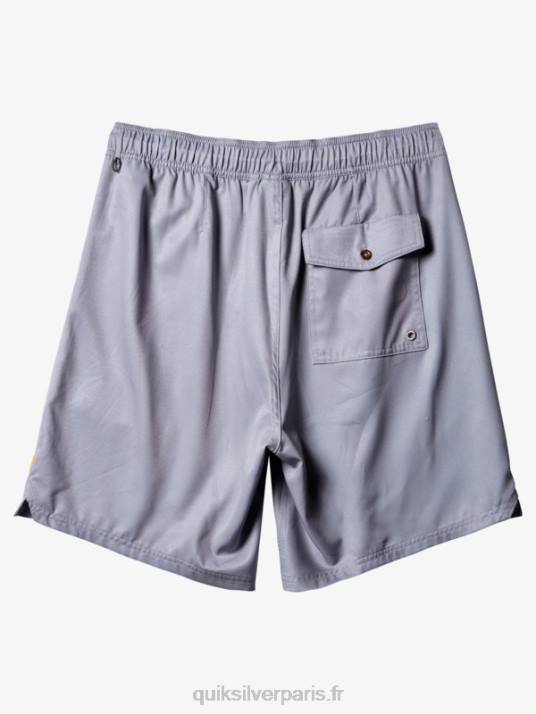 Hommes Quiksilver short de bain waterman scout zipper amphibian 20 D6PT1326 Peau de requin