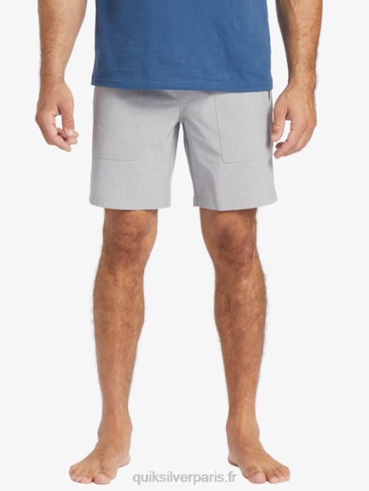 Hommes Quiksilver short de bain waterman scout zipper amphibian 20 D6PT1326 Peau de requin