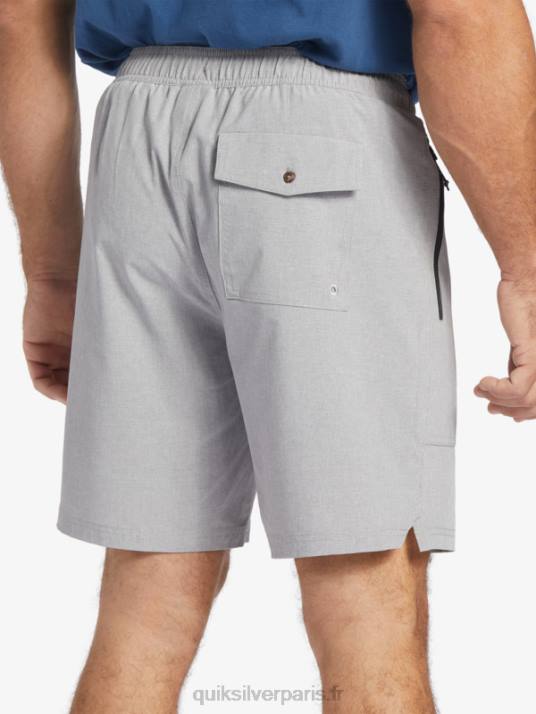 Hommes Quiksilver short de bain waterman scout zipper amphibian 20 D6PT1326 Peau de requin