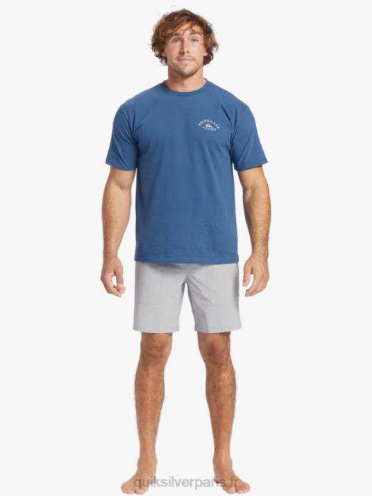 Hommes Quiksilver short de bain waterman scout zipper amphibian 20 D6PT1326 Peau de requin