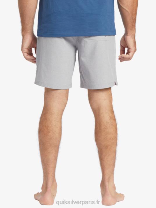 Hommes Quiksilver short de bain waterman scout zipper amphibian 20 D6PT1326 Peau de requin