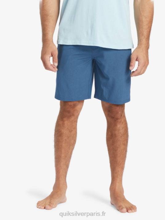 Hommes Quiksilver short de bain waterman suva 20 amphibian D6PT779 enseigne bleue