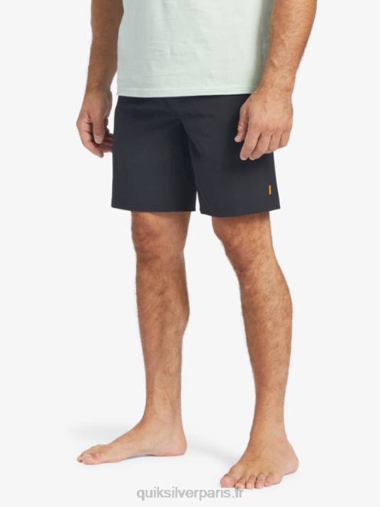 Hommes Quiksilver short de bain waterman suva 20 amphibian D6PT780 noir
