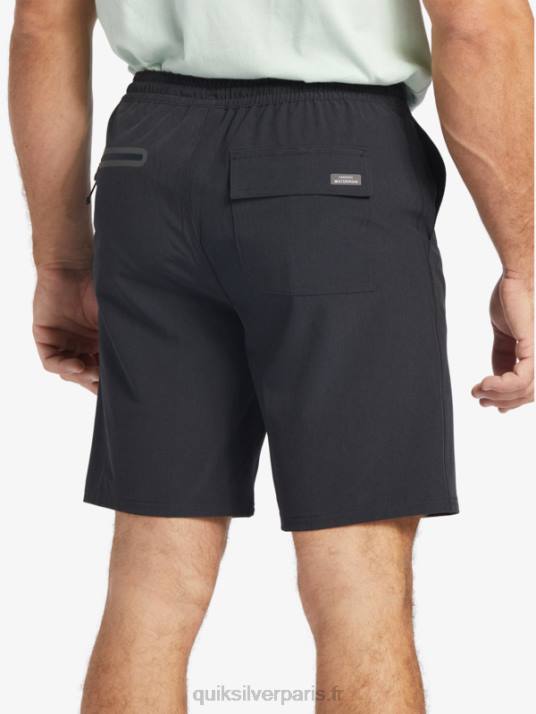 Hommes Quiksilver short de bain waterman suva 20 amphibian D6PT780 noir
