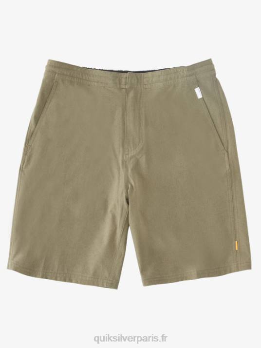 Hommes Quiksilver short de bain waterman suva 20 amphibian D6PT782 olive poussiéreuse