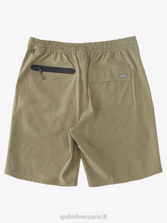 Hommes Quiksilver short de bain waterman suva 20 amphibian D6PT782 olive poussiéreuse