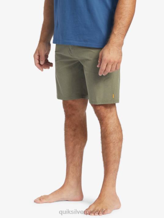 Hommes Quiksilver short de bain waterman suva 20 amphibian D6PT782 olive poussiéreuse