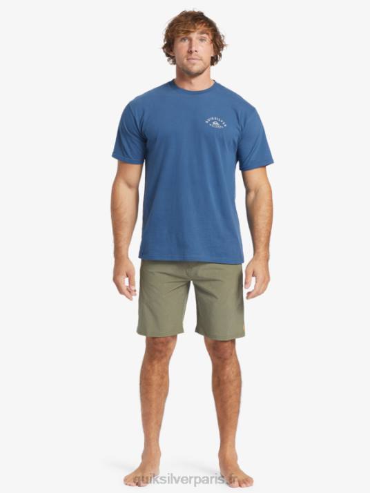 Hommes Quiksilver short de bain waterman suva 20 amphibian D6PT782 olive poussiéreuse