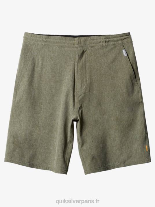 Hommes Quiksilver short de bain waterman suva 20 amphibian D6PT783 bruyère trèfle à quatre feuilles