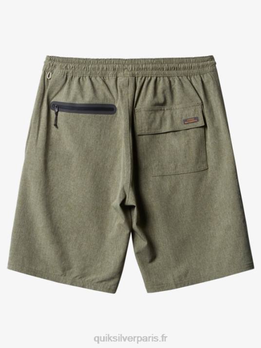Hommes Quiksilver short de bain waterman suva 20 amphibian D6PT783 bruyère trèfle à quatre feuilles