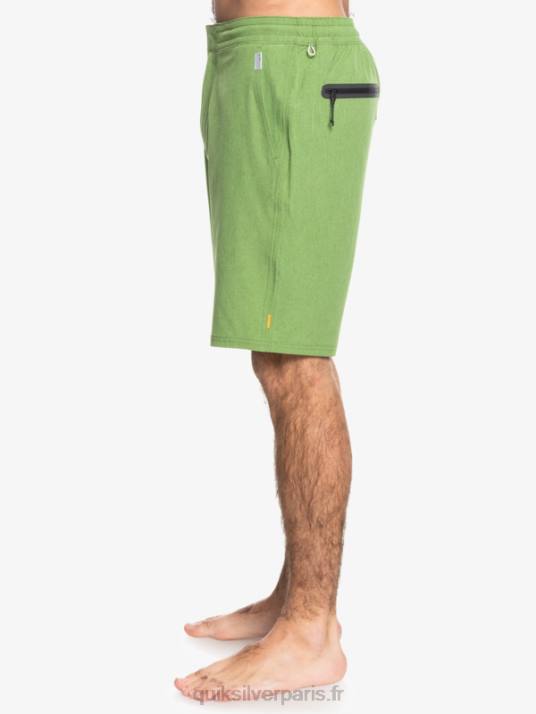 Hommes Quiksilver short de bain waterman suva 20 amphibian D6PT783 bruyère trèfle à quatre feuilles